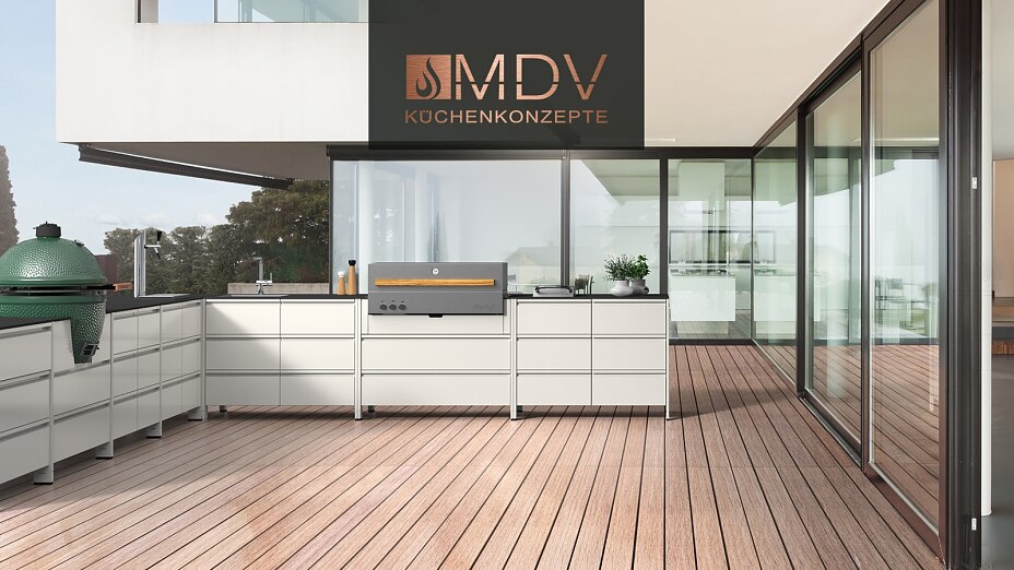 Outdoorküchen von MDV - top modern und bestens ausgestattet
