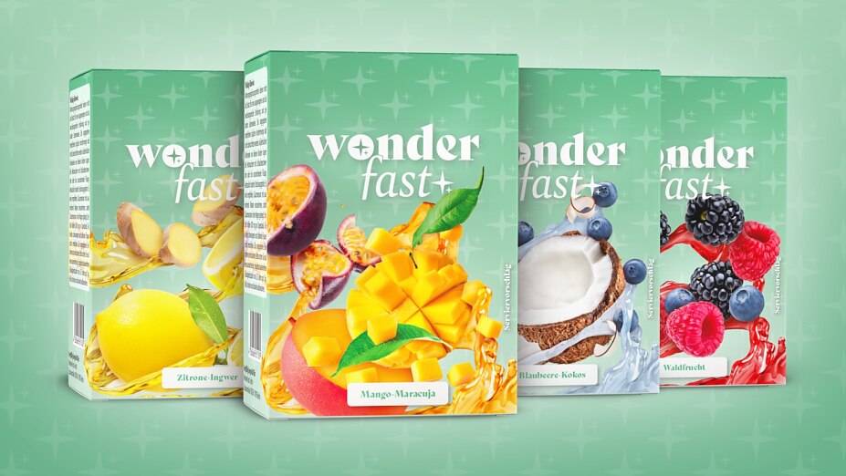 WonderFast Drinks in verschiedenen Sorten