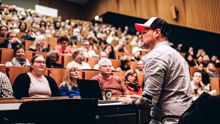 Norman Wiehe in der medizinischen Hochschule Hannover