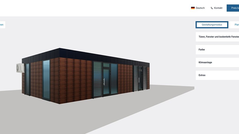 Risto Containeranlage Konfigurator