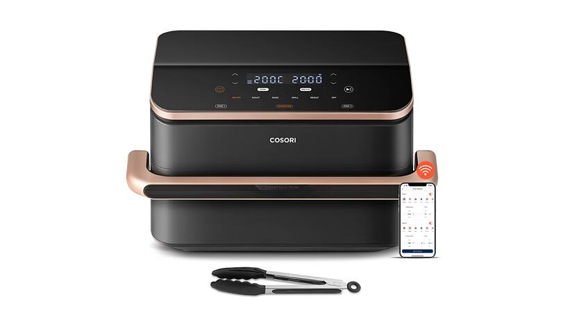 COSORI DualBlaze TwinFry Heißluftfritteuse mit doppeltem Heizsystem, innovative Technologie für gleichmäßiges Frittieren