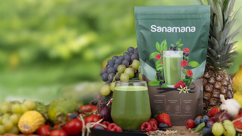 „Der Sanamana Protein Smoothie: Die Kraft der Natur in jedem Schluck.“ „Der Sanamana Protein Smoothie: Die Kraft der Natur in jedem Schluck.“