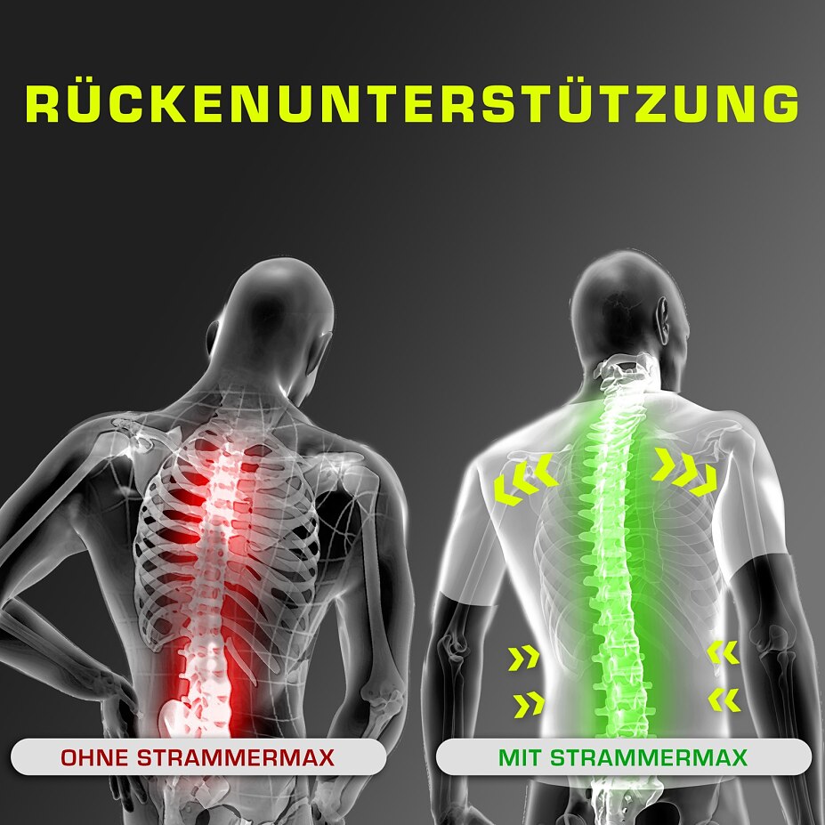 Rückenunterstützung von StrammerMax Kompressionsshirts