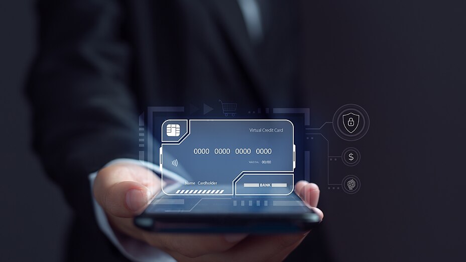 Virtuelle Kreditkarten werden immer beliebter beim Online-Shopping.