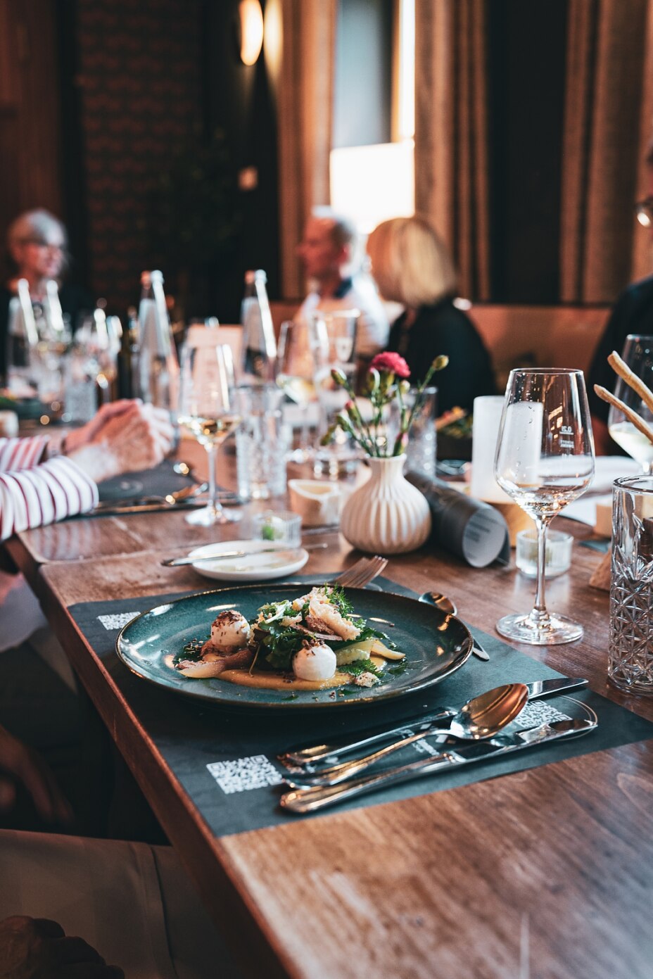 Genussvolles Abendessen bei Silva Mundi Wanderreisen
