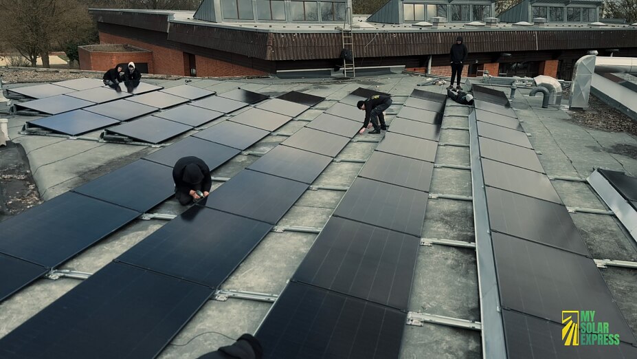 Solarmodule für dein Flachdach