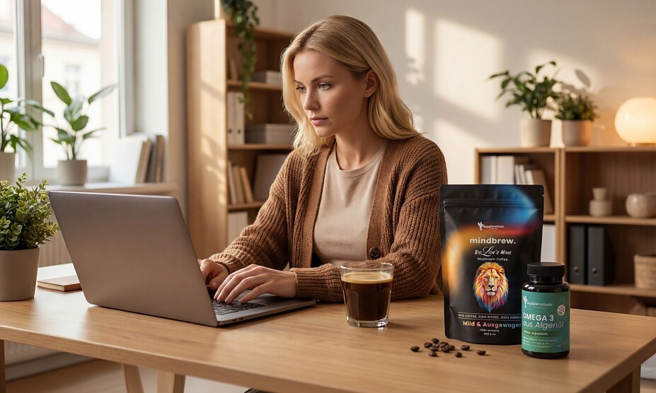 Pilzkaffee von supplenatura. für fokussierte Momente