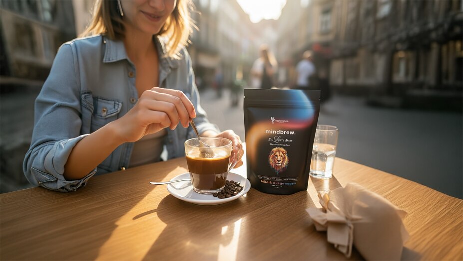 Mushroom Coffee in ganzen Bohnen