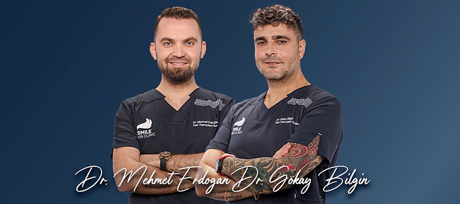 Dr. Mehmet Erdoğan und Dr. Gökay Bilgin von der Smile Hair Clinic in Istanbul