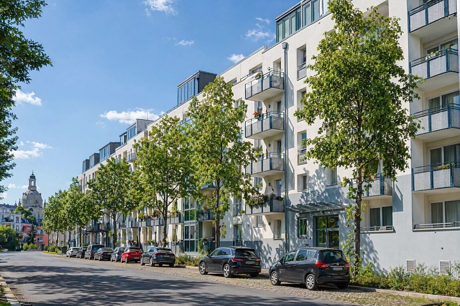 Moderner Wohnungsbau in Sachsen