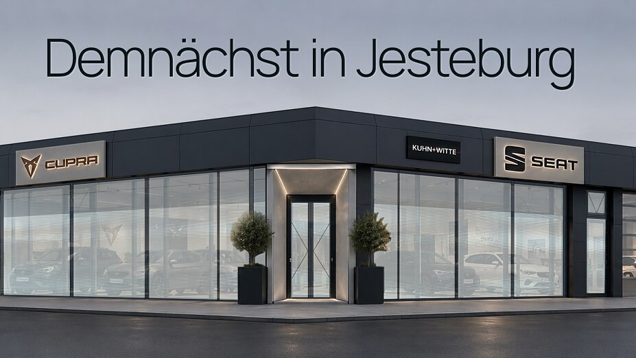 Visualisierung des zukünftigen SEAT und CUPRA Bereichs von Kuhn+Witte in Jesteburg.
