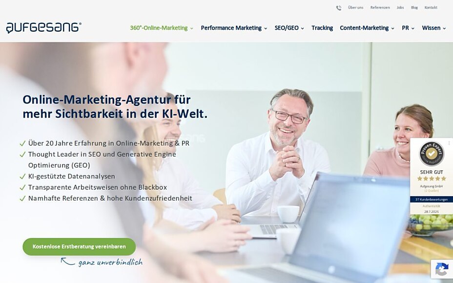 02 Startseite Aufgesang